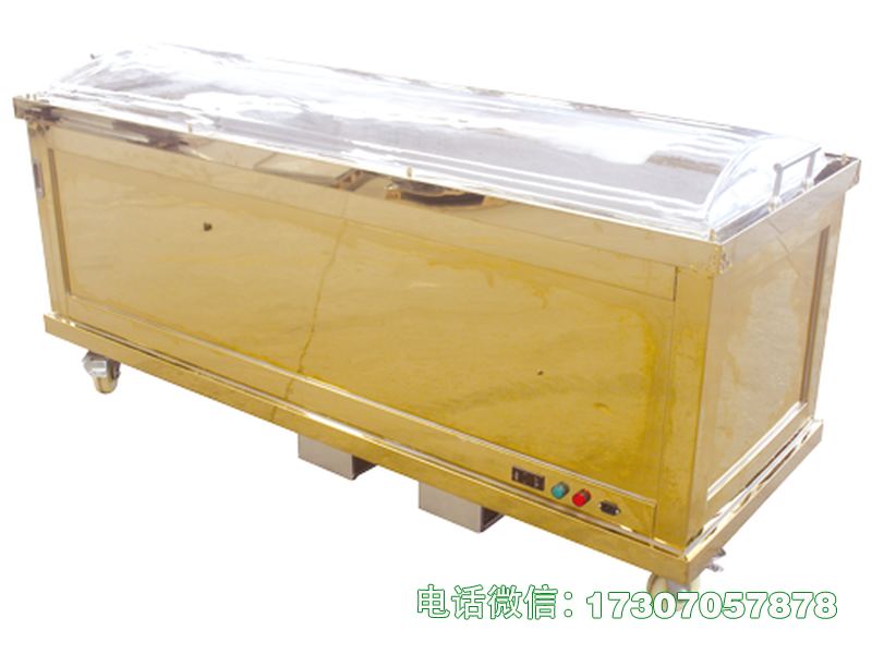 肃宁侧开钛金水晶棺