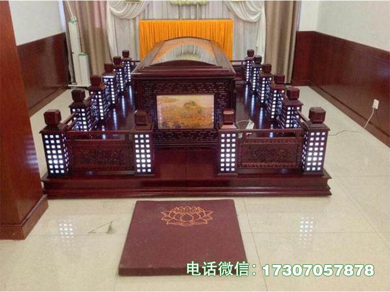 磁县实木冰棺瞻仰台