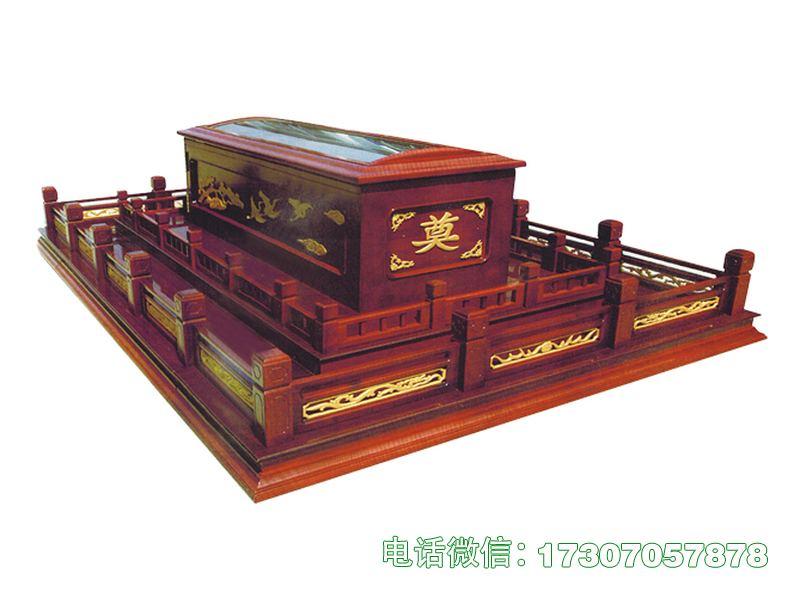 磁县实木告别棺告别台