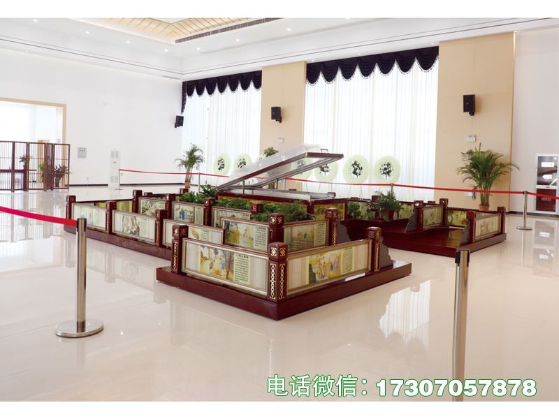 巨鹿智能实木瞻仰台